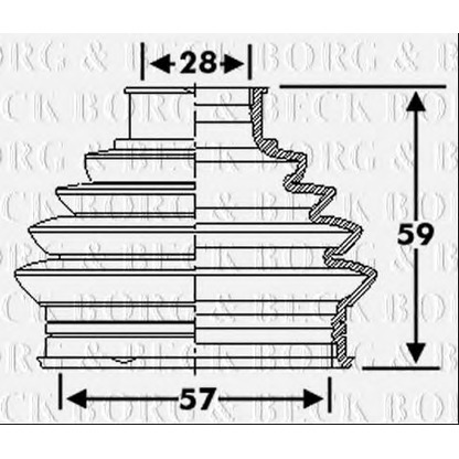 Photo Joint-soufflet, arbre de commande BORG & BECK BCB6274