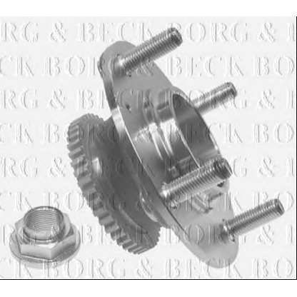 Photo Wheel Bearing Kit BORG & BECK BWK1025