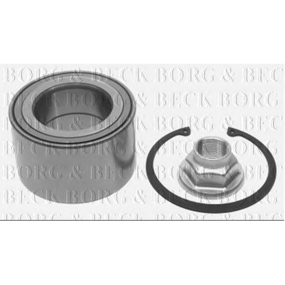 Foto Radlagersatz BORG & BECK BWK1035