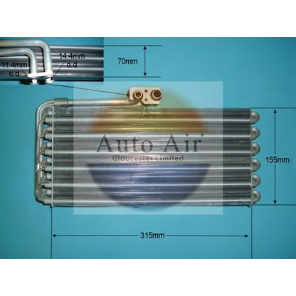 Foto Evaporador, aire acondicionado AUTO AIR GLOUCESTER 210002