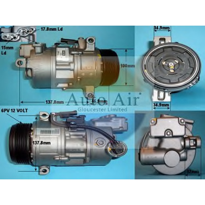 Foto Compresor, aire acondicionado AUTO AIR GLOUCESTER 140029R