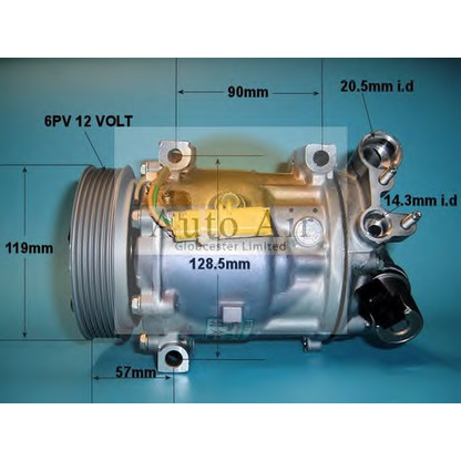 Фото Компрессор, кондиционер AUTO AIR GLOUCESTER 140220