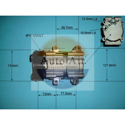 Photo Compressor, air conditioning AUTO AIR GLOUCESTER 140234P