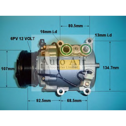 Foto Compresor, aire acondicionado AUTO AIR GLOUCESTER 140325