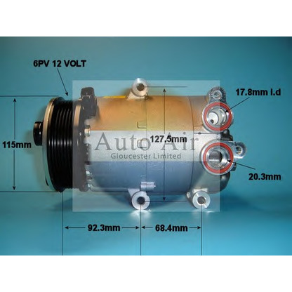 Foto Kompressor, Klimaanlage AUTO AIR GLOUCESTER 141138