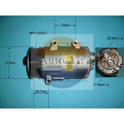 Zdjęcie Kompresor, klimatyzacja AUTO AIR GLOUCESTER 141139