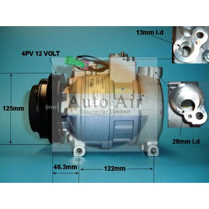 Photo Compressor, air conditioning AUTO AIR GLOUCESTER 141173P