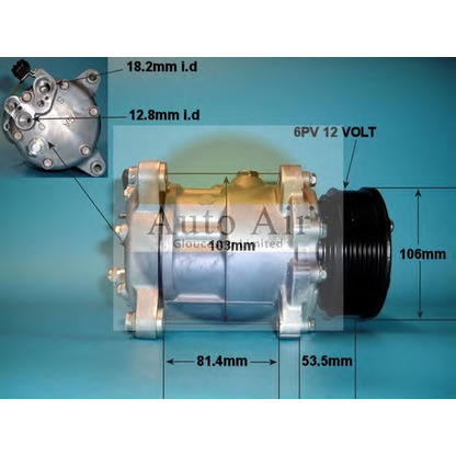 Фото Компрессор, кондиционер AUTO AIR GLOUCESTER 141236