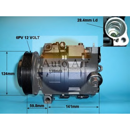 Foto Compresor, aire acondicionado AUTO AIR GLOUCESTER 141238R