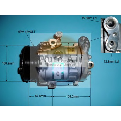 Фото Компрессор, кондиционер AUTO AIR GLOUCESTER 141414