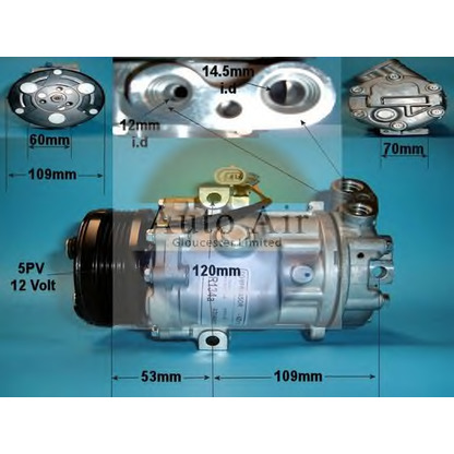 Zdjęcie Kompresor, klimatyzacja AUTO AIR GLOUCESTER 144396P