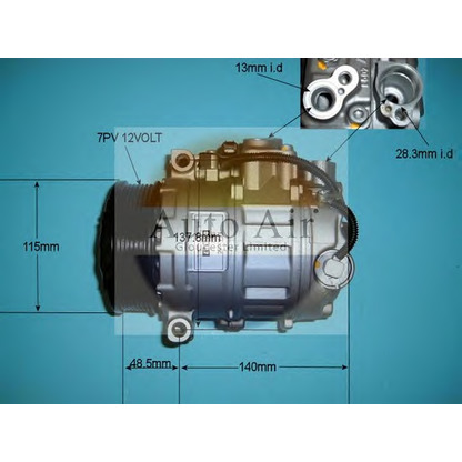 Photo Compressor, air conditioning AUTO AIR GLOUCESTER 146258R