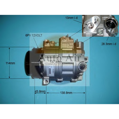 Photo Compresseur, climatisation AUTO AIR GLOUCESTER 146260R