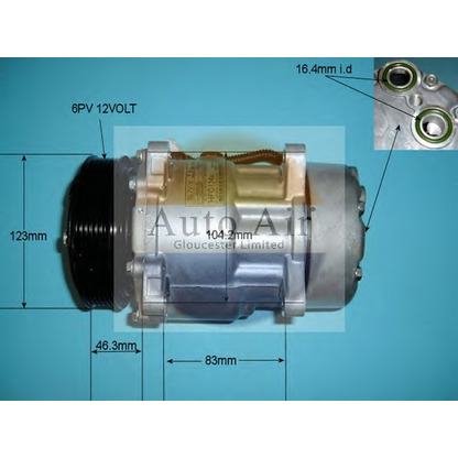 Foto Compresor, aire acondicionado AUTO AIR GLOUCESTER 147486P