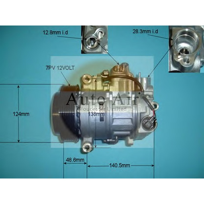 Фото Компрессор, кондиционер AUTO AIR GLOUCESTER 149712