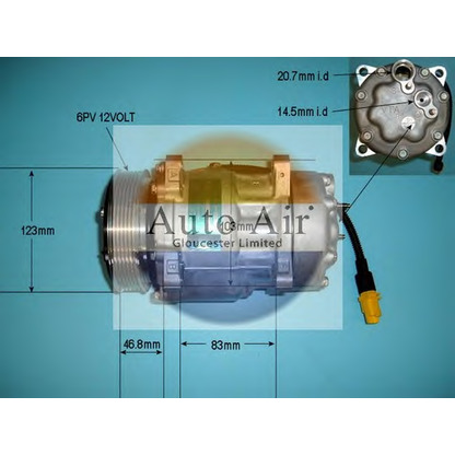 Foto Compresor, aire acondicionado AUTO AIR GLOUCESTER 141259