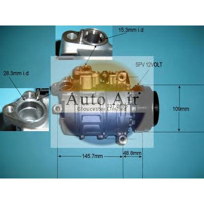 Фото Компрессор, кондиционер AUTO AIR GLOUCESTER 146464