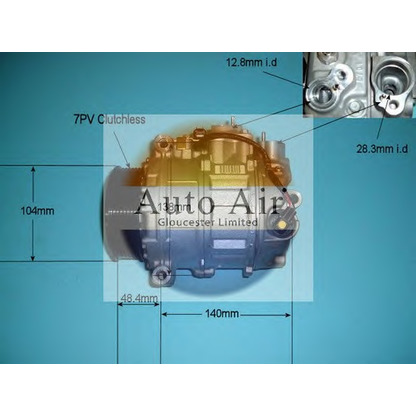 Фото Компрессор, кондиционер AUTO AIR GLOUCESTER 146204