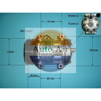 Photo Compressor, air conditioning AUTO AIR GLOUCESTER 148094