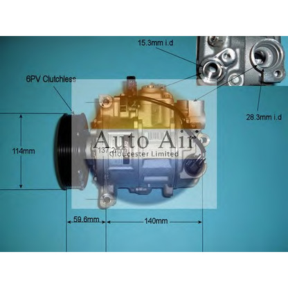 Фото Компрессор, кондиционер AUTO AIR GLOUCESTER 149682