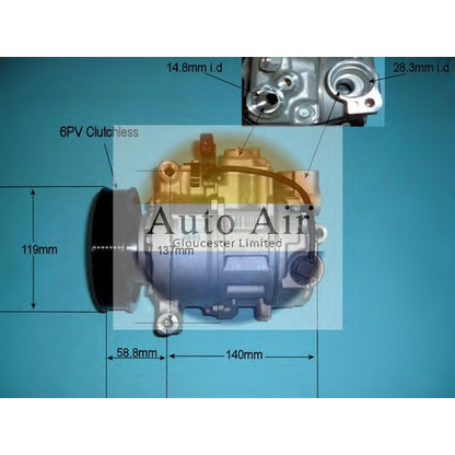 Photo Compressor, air conditioning AUTO AIR GLOUCESTER 149729