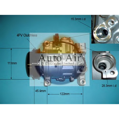 Foto Compresor, aire acondicionado AUTO AIR GLOUCESTER 149730