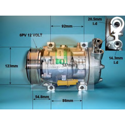 Фото Компрессор, кондиционер AUTO AIR GLOUCESTER 141248R