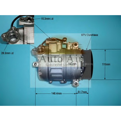 Photo Compressor, air conditioning AUTO AIR GLOUCESTER 149644P