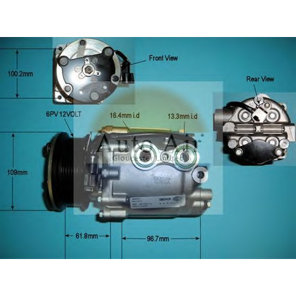 Foto Compresor, aire acondicionado AUTO AIR GLOUCESTER 149662