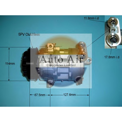 Фото Компрессор, кондиционер AUTO AIR GLOUCESTER 141449