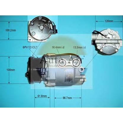 Photo Compressor, air conditioning AUTO AIR GLOUCESTER 149662P