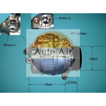 Photo Compressor, air conditioning AUTO AIR GLOUCESTER 149643