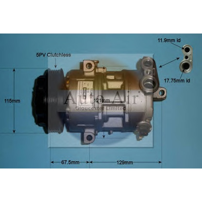 Photo Compressor, air conditioning AUTO AIR GLOUCESTER 141449R