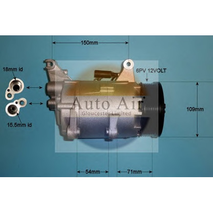 Zdjęcie Kompresor, klimatyzacja AUTO AIR GLOUCESTER 140007P