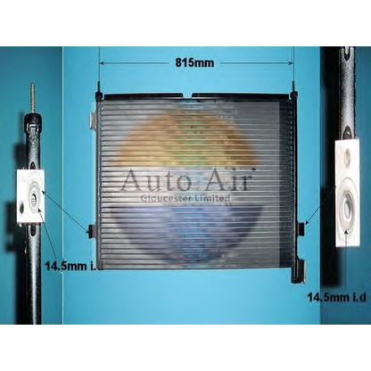 Photo Condenser, air conditioning AUTO AIR GLOUCESTER 161039