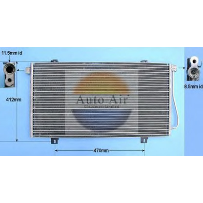 Foto Condensador, aire acondicionado AUTO AIR GLOUCESTER 161089A