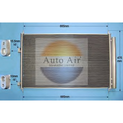Photo Condenser, air conditioning AUTO AIR GLOUCESTER 161090