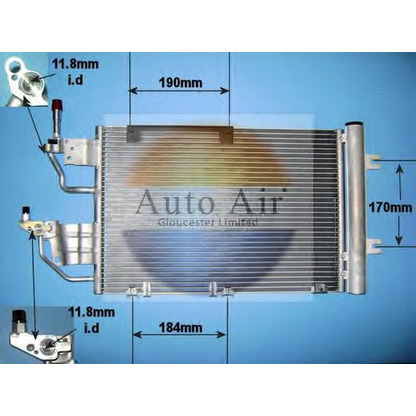 Photo Condenser, air conditioning AUTO AIR GLOUCESTER 161099