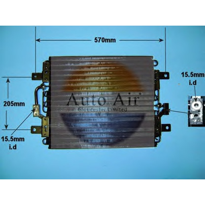Фото Конденсатор, кондиционер AUTO AIR GLOUCESTER 161117