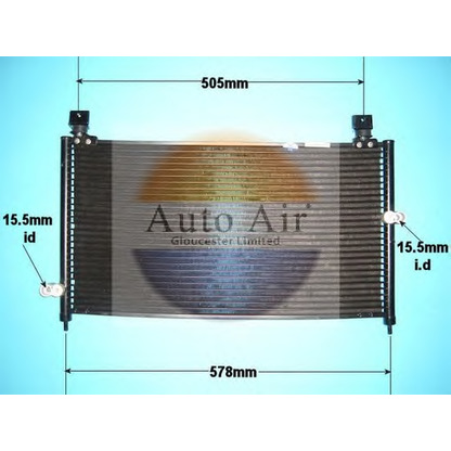 Foto Kondensator, Klimaanlage AUTO AIR GLOUCESTER 161140