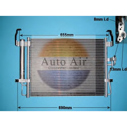 Photo Condenser, air conditioning AUTO AIR GLOUCESTER 161152