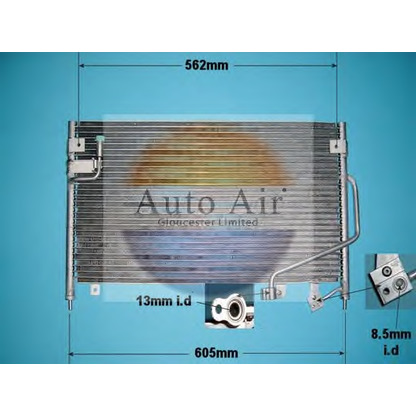 Photo Condenser, air conditioning AUTO AIR GLOUCESTER 161185