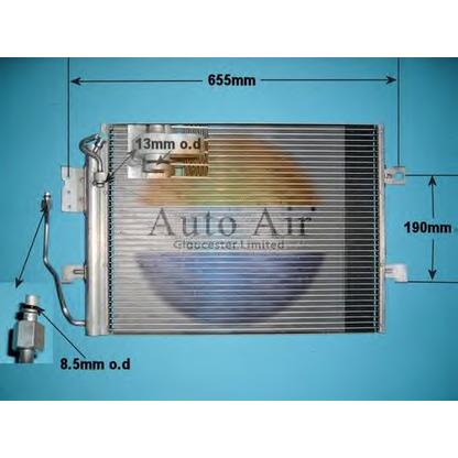 Photo Condenser, air conditioning AUTO AIR GLOUCESTER 161205