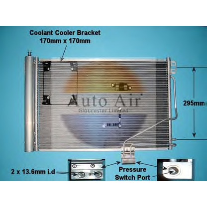 Foto Kondensator, Klimaanlage AUTO AIR GLOUCESTER 161210A