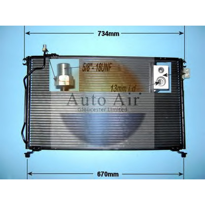 Foto Condensador, aire acondicionado AUTO AIR GLOUCESTER 161237