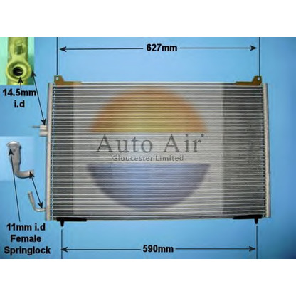 Zdjęcie Skraplacz, klimatyzacja AUTO AIR GLOUCESTER 161246