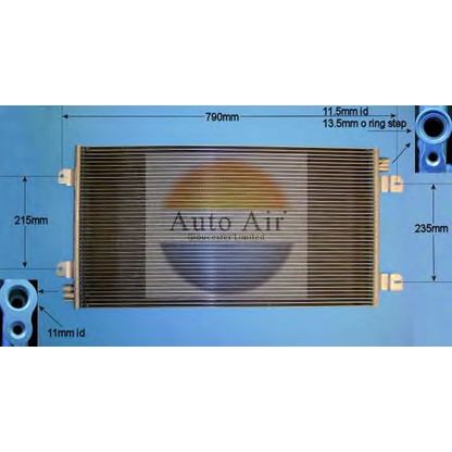 Photo Condenser, air conditioning AUTO AIR GLOUCESTER 161371