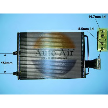 Photo Condenser, air conditioning AUTO AIR GLOUCESTER 162084