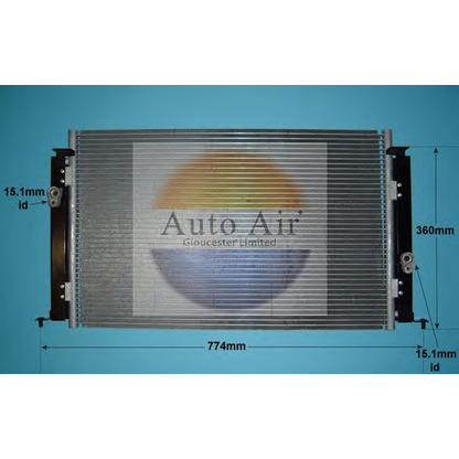 Photo Condenser, air conditioning AUTO AIR GLOUCESTER 165023