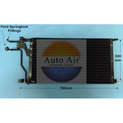 Фото Конденсатор, кондиционер AUTO AIR GLOUCESTER 165113